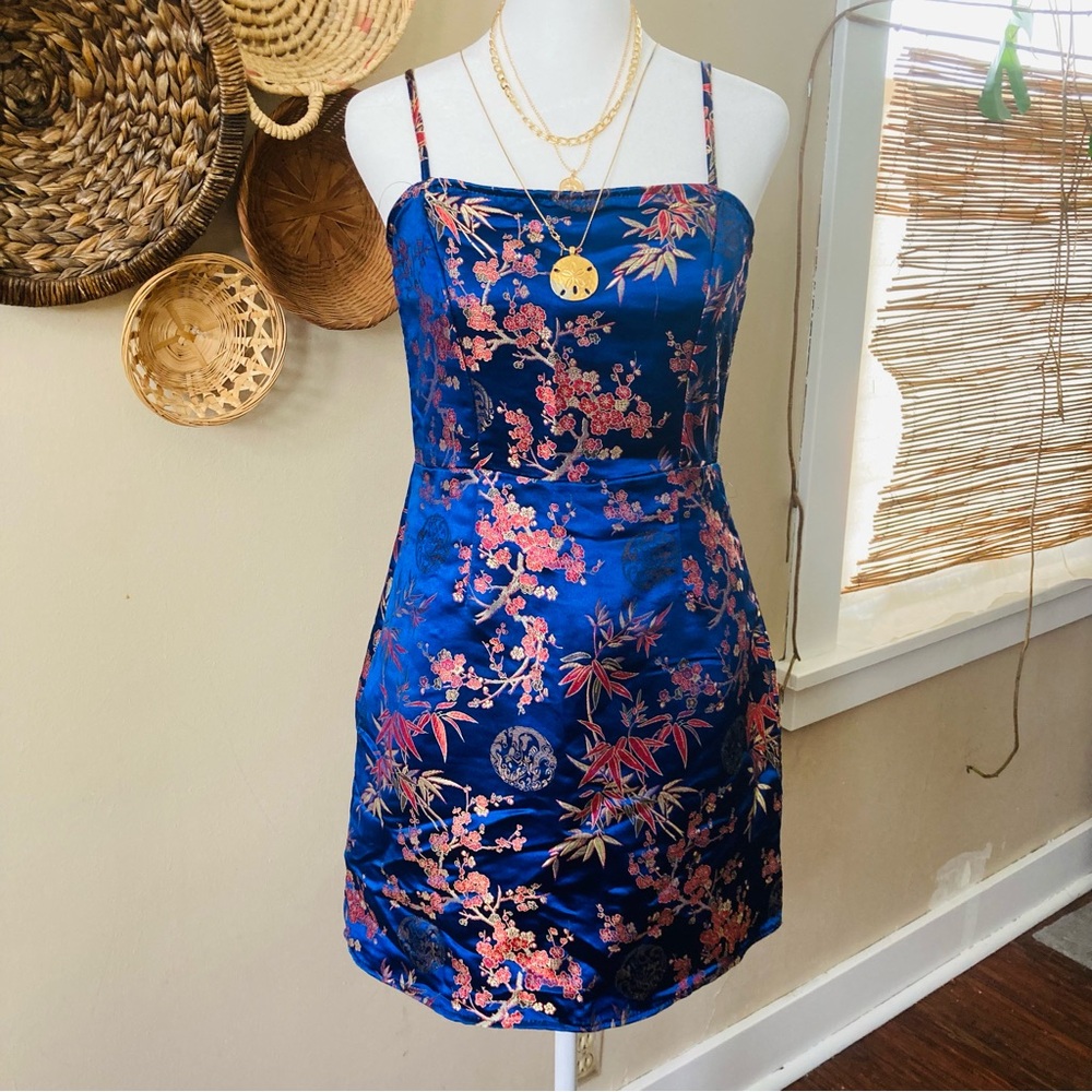 SHEIN Oriental Mini Dress